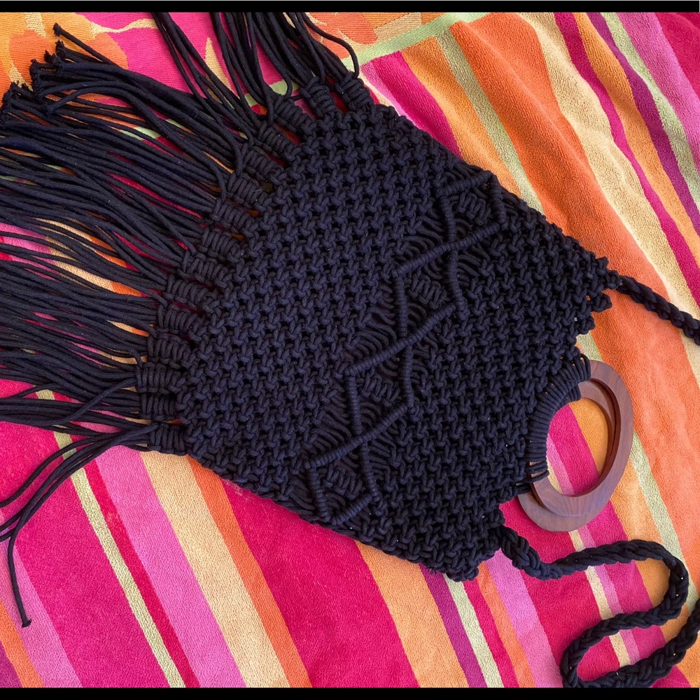 Danielle Nicole Macrame Bag - image 2